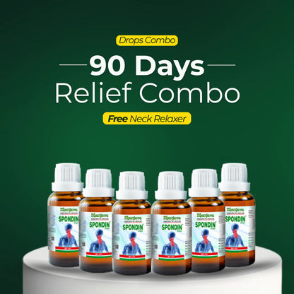 Spondin – For 90 Days Therapy – Special Pack For Severe Cervical Spondylitis (6 Months - 1 Year+)