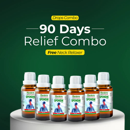 Spondin – For 90 Days Therapy – Special Pack For Severe Cervical Spondylitis (6 Months - 1 Year+)