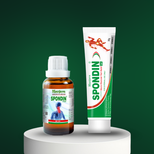 Spondin Drops + Gel: Inside & Outside Pain Relief Combo