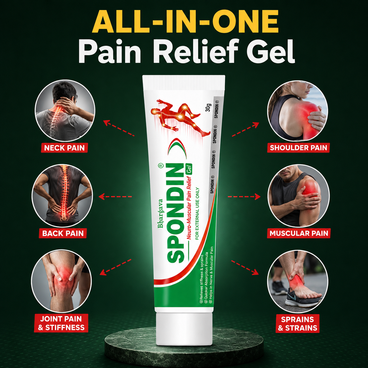 Spondin pain relief combo